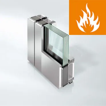 Zubehör: Brandschutzglas