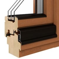 Profilquerschnitt Softline-88 (Kiefer)
