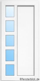 Nebeneingangstür Modell Velten — Produktansicht