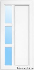 Nebeneingangstür Modell Cottbus — Produktansicht