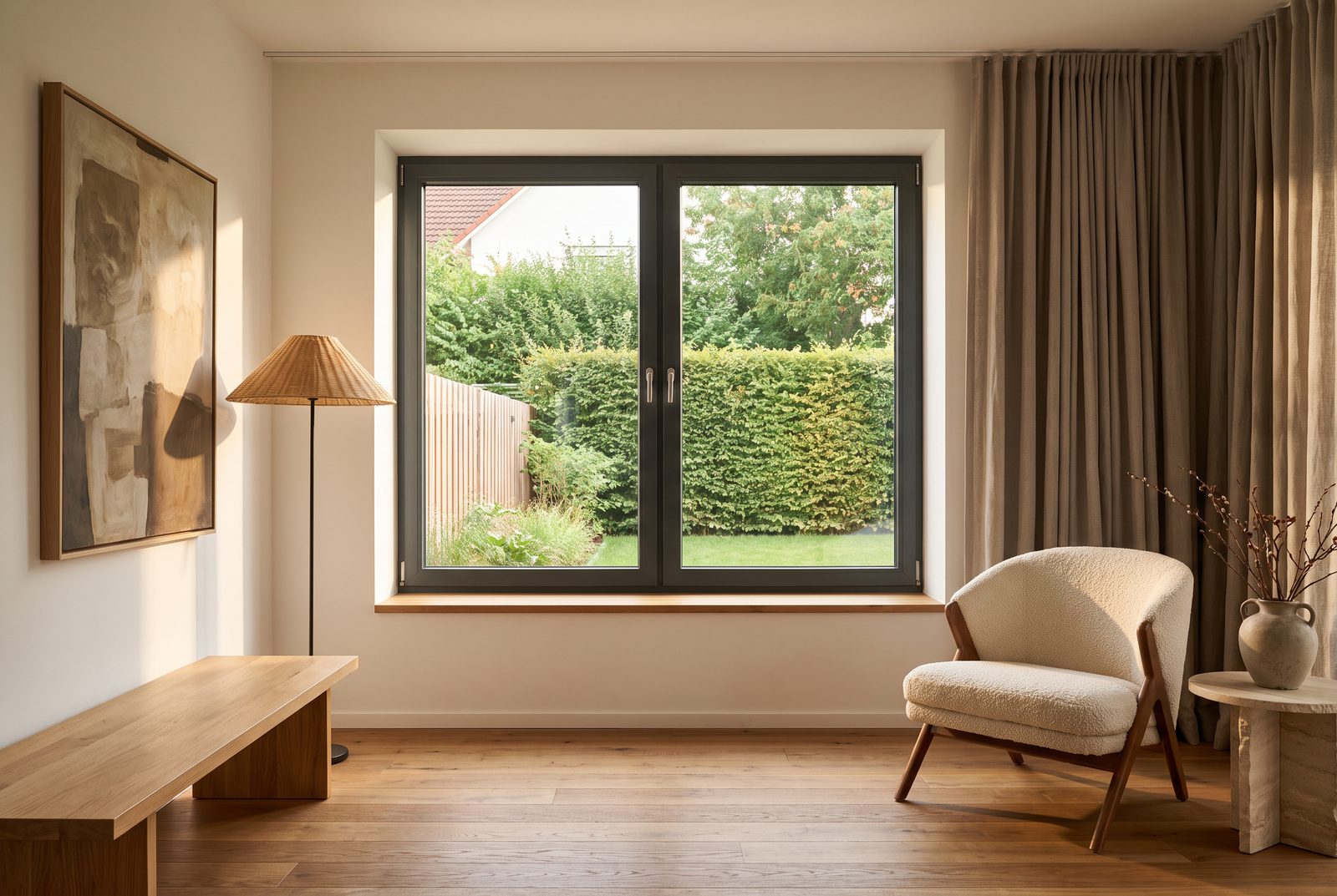 Passivhausfenster — Wohnbeispiel