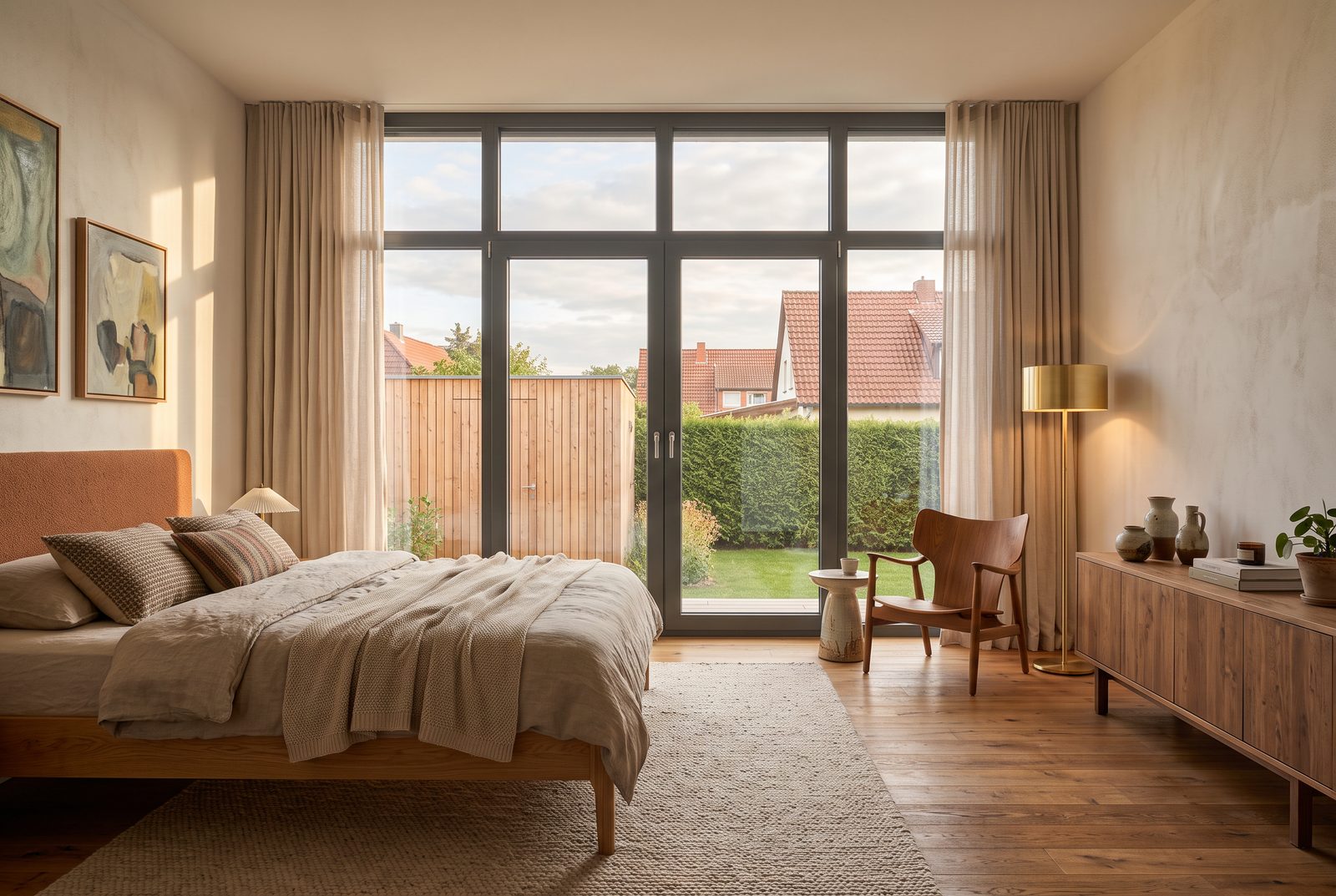 Schlafzimmerfenster — Wohnbeispiel