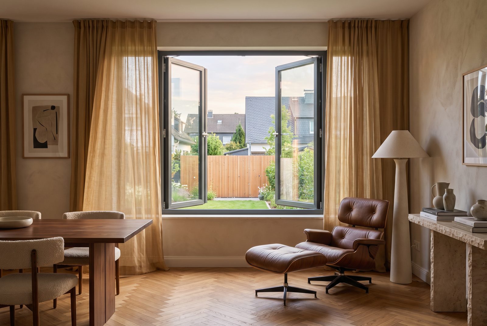 Stulpfenster — Wohnbeispiel