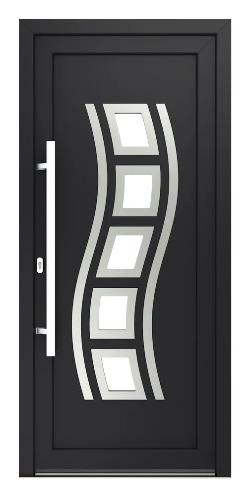 Haustür Modell Modell 13 - Pennsylvania Inox 2 (L) — Produktansicht