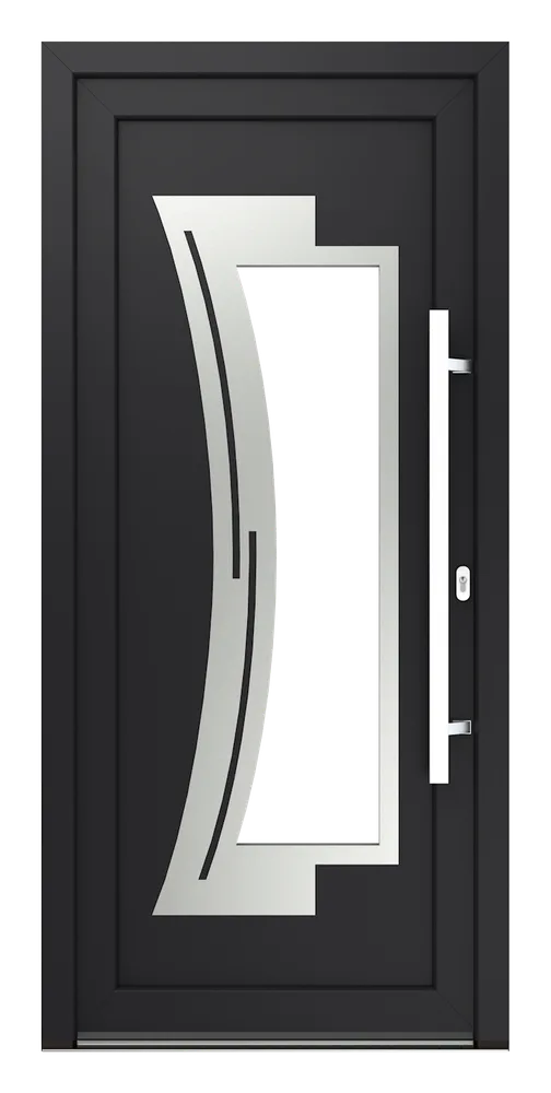 Haustür Modell Modell 14 - Pennsylvania Inox 3 (R) — Produktansicht