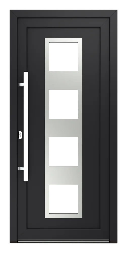 Haustür Modell Modell 17 - Hawaii Inox 2 — Produktansicht