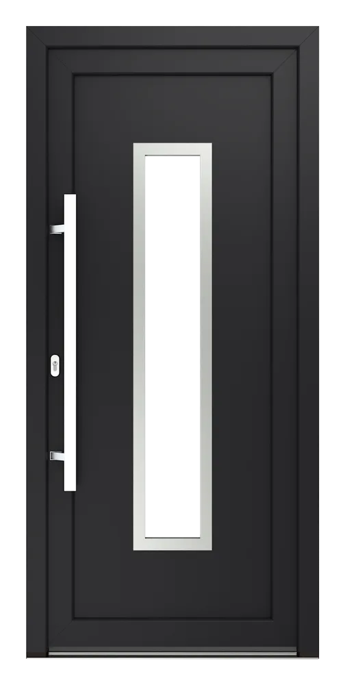 Haustür Modell Modell 8 - Montana Inox 1 — Produktansicht